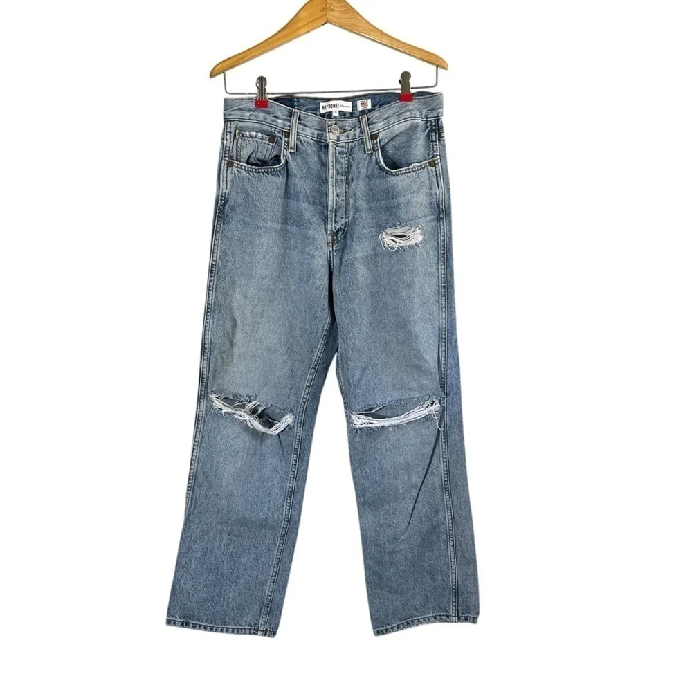 RE/DONE x‎ REVOLVE Low Slung Crop Jeans